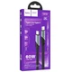 Кабель Hoco U119 Machine 60W зарядный кабель Type-C to Type-C 1,2m Black - изображение 5