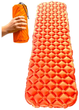 Materac turystyczny SportVida 185 x 55 cm pompowany Orange (5903949200959) - obraz 2