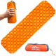 Materac turystyczny SportVida 185 x 55 cm pompowany Orange (5903949200959) - obraz 3