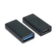 Переходник USB-мама на Type-C-мама Gtec Black (R051312) - изображение 8