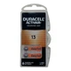 Батарейки для слухових аппаратів повітряно-цинкові Duracell Activair 13 - зображення 1