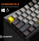 Клавиатура беспроводная GamePro MK130G Pro Outemu Red Switch Hot-Swap 60% RGB USB/Wireless/Bluetooth - изображение 19