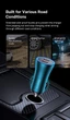 Автомобільний зарядний пристрій Baseus 40W Dual Type-C Car Charger Blue (6932172608033) - зображення 3