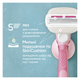 Станок для гоління жіночий (бритва) Venus Comfortglide Miami Sugarberry з 1 змінним картриджем (8700216674195) - зображення 5