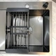 Кухонная мойка DUSEL из нержавеющей стали SS304 DS50963-2RNB 630*500*230 Right (Nano Black) - изображение 8