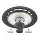 LED світильник парковий VIDEX SLP01 IP65 120W 16800Lm 3000/5000/6500K 220V - изображение 4