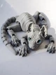 Кот Сфинкс 3D подвижная игрушка серый 30 см. - изображение 6