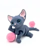 Котенок Сфинкс игрушка подвижная 3д - изображение 4