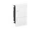 Щит врізний Schneider Electric Resi9 Mini Pragma 4 модулі з білими дверима (MIP22104) - зображення 2