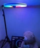 Кільцева лампа Лампа для візажиста RGB лампа з тримачем для телефону та штативом 2,1 метра кругла 30 см прозора двостороння - изображение 4