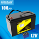Аккумулятор LiitoKala LiFePO4 12V 100Ah (1200Wh) с LCD-дисплеем и встроенным BMS, 4000+ циклов - изображение 1
