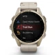 GPS смарт-часы GARMIN fenix 8 43mm, AMOLED, Saph, SftGldSS/FogGryLeatherBnd, Excl - изображение 4