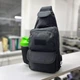 Укріплена сумка-слінг барсетка через нагрудна плече з USB портом Outdoor Huck (OH-6718) Black - зображення 6