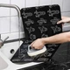 Защитный экран для плиты от брызг жира черный - изображение 3