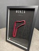 Объемная Рамка с 3D Трассой MONZA Circuit / Province of Monza and Brianza, Italy / Монза в Масштабе 1:40 000 Red Matte / Frame 32x23x3 - изображение 12
