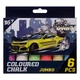 Крейда кольорова кругла Yes Street Drift 400500 6 кольорів - изображение 1