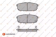 Комплект тормозных колодок KIA SORENTO, EUROREPAR (1623065780) - изображение 1
