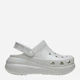 Chodaki damskie na platformie Crocs Crush High Shine Clog 209285-1FT 41-42 (M8/W10) 26 cm Jasnoszare - obraz 1