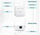 Беспроводной Wi-Fi ретранслятор Fenvi AC1200 1200Mbps 2.4G/5GHz, расширитель покрытия WiFi, Усилитель сигнала, репитер White - изображение 5