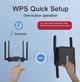 Беспроводной Wi-Fi ретранслятор Fenvi AC1200 1200Mbps 2.4G/5GHz, расширитель покрытия WiFi, Усилитель сигнала, репитер Black - изображение 5