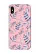 Матовий рожевий чохол на iPhone XS MAX :: Рослинний фон (принт 276) - зображення 1