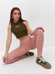 Лосины С Эффектом Push Up Для Спорта Розовые Женские S (L7000341) - изображение 7