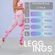 Лосини Мармурові з пуш ап push up в спортзал Рожевий M (L7002941) - зображення 9
