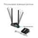 Wi-Fi адаптер ASUS PCE-AX58BT, BT4.2, PCI Express x1, WI-FI 6, 2.4/5GHz, 2402Mb/s (90IG0610-MO0R00) - зображення 7