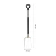 Вила Fiskars Ergonomic для компосту 1070678 - зображення 2