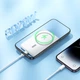 Повербанк Hoco J140A 5000mAh Type-C, QC, FCP, AFC, PD 20W магнітний з функцією бездротової зарядки white - зображення 4