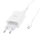 Зарядний пристрій із швидкою зарядкою QC/PD + кабель Micro-USB HOCO C99A |1USB/2Type-C/3A/PD/QC3.0| Білий - зображення 8