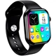 Смарт-годинник XO W10 Pro Wireless Charging Smart Sports 2.04" IPS BT Call, Track, HeartRate, IP67 для iOs / Android Чорний - изображение 1