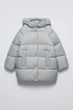 Зимова куртка на дівчинку Zara 122 розмір блакитна 0562736805 - зображення 1