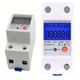 Счетчик однофазный ваттметр переменного тока на DIN-рейку DDS667 230V 5(80)A 50W, White - изображение 1
