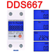 Счетчик однофазный ваттметр переменного тока на DIN-рейку DDS667 230V 5(80)A 50W, White - изображение 8