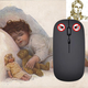 Безпроводная аккумуляторная мышка Dual-mode mouse 2.4 ГГц+Вluetooth 5.0 Черная матовая - изображение 3