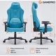 Геймерське крісло GamePro FGC750LB Size L Fabric Light Blue [126422] - зображення 7