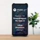 Шкіряна накладка Stenk WoodBacker для Motorola Moto G45 Чорний (78298) - зображення 2