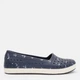 Женские слипоны Joybees Womens Espadrille WESPD.NNA. 37.5 (W7) 24.5 см Graphic True Navy Nautical Anchors (810102896599) - изображение 1