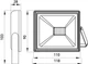 Прожектор LED 20W 220V 1600lm 6000K IP65 110x28x90mm [l0790002] E.NEXT e.LED.flood.stand.20.6000 - изображение 4