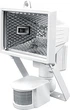 Прожектор галогенний 500W 220V R7s IP54 185x135x165mm з датчиком руху білий [l003011] E.NEXT e.halogen.move.500.white - зображення 1