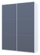 Шкаф-купе двухдверный Doros G-Caiser 160х60х240 см Белый/Графит (DRS-011017) - изображение 5