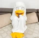 Теплая Пижама Little White Duck, для мужчин и женщин, парная ночная одежда (Размер XL) - изображение 5