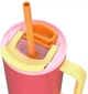 Термокружка Kambukka Rio Pink Papaya 950 мл Коралловая с желтым (11-08002) (5407005144312) - изображение 7