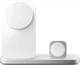 Бездротова зарядна станція Nomad Stand One Max Qi2 3-in-1 Charging Hub (3rd Gen) Срібляста (NM01561985) - зображення 6