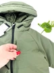 Демісезонна куртка ZARA 92 см хакі артикул Л803 - изображение 2