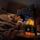 Лампа увлажнитель воздуха Docsal Flame 3 в 1 с соляными камнями - изображение 6