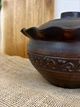 Макитра волна с крышкой 2,5 л глиняная (керамическая) резная Гражда Декор - изображение 8