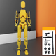 Пара роботов конструктор многосуставный подвижный робот-манекен 3D Dummy 13 синий и жёлтый 2 штуки (II) 33938 - изображение 5