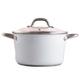 Каструля Pepper Jasmine біла з нержавіючої сталі 4.5 л (PR-2400-22) - изображение 1